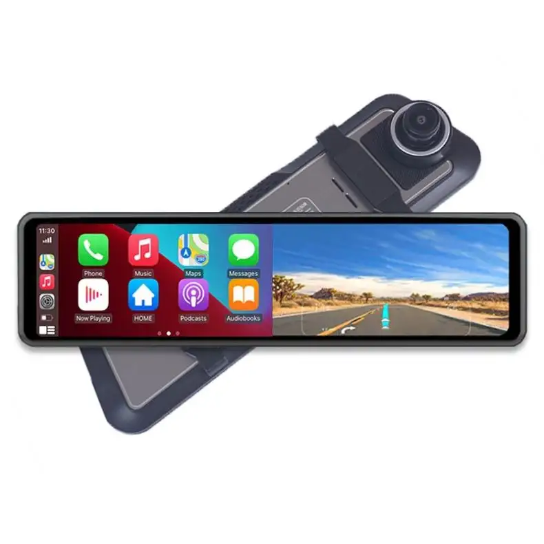 4K 2160P Car Dvr Carplay Android Auto Dash Cam GPS WIFI BT FM Stream Rear View Mirror Dashcam Dvr Camera Drive Recorder