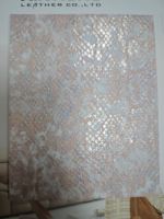 Nouvel Arrivage Matière Tricotée en PU à Motif Serpent Dégradé Laser Nuage Coloré Effet Cuir pour Sacs, Chaussures Femme et Accessoires d'Emballage
