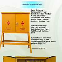 Gabinete de Distribución de Energía Secundaria Temporal XM de 220V/380V |   Acero Laminado en Frío |   Recubrimiento en Polvo Antiestático |   Protección IP54