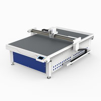 Máquina de Corte Digital Automática de Tela con Mesa de Vacío de Panal, Cuchilla Oscilante, Motor con Rodamiento PLC