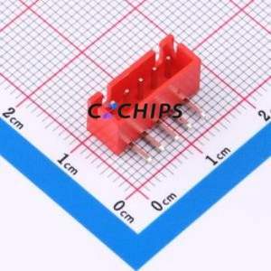 W2542100-5PR2123 Wire-to-Board Pin Header Bent Lead Through Hole,P=2.5mm Connector 1x5P 2.5mm Right Angle Insert XH - Product Image 1