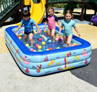 Piscines gonflables pour enfants de grande taille, en PVC, pour usage domestique, zones de jeux pour bébés et enfants, zones de jeux avec sable