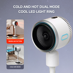 Multifunctional Electric Oscillating Plastic <strong>Water</strong> Mist <strong>Fan</strong> <strong>Cool</strong>/Warm Air Spray LED Light Remote Control Energy Efficient - Product Image 2