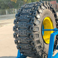Chaîne de protection pour pneus de chenilles en acier 23.5-25 pour boues chaudes