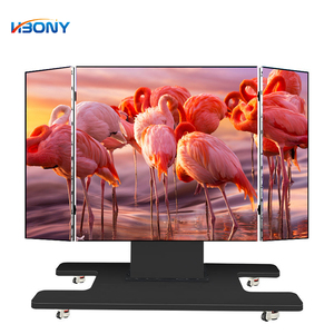 4K立式LED显示屏智能交互式教育板带升降折叠功能一体机 - Product Image 1