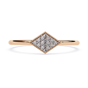 Round Brilliant Lab-Grown <b>Diamond</b> Rose Gold Halo <b>Ring</b> with Pav Accents IGI Certified Unisex Daily Wear - Product Image 4