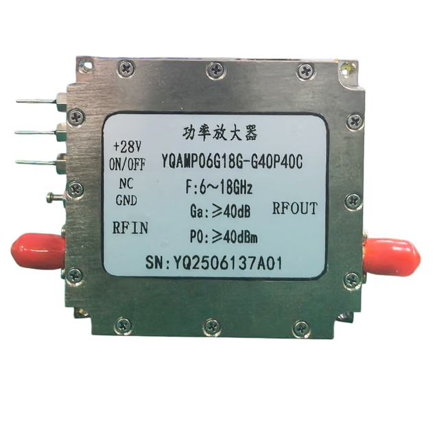Ultra-Wide 6-18GHz C, X and Ku Band RF Amplifier Satellite Communication Module for RF & Microwave Test and Measurement