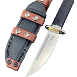 Couteau tactique japonais personnalisable de haute qualité avec lame en acier inoxydable et manche G10 pour la survie en extérieur, le camping et les projets DIY - Product Image 1