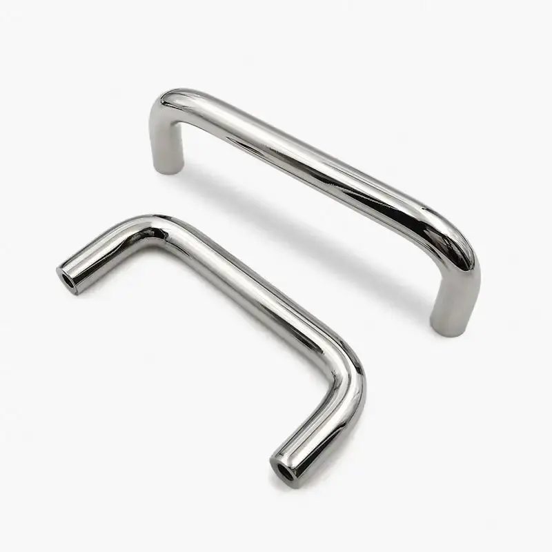 Hengsheng LS511 304 Stainless Steel Handles Round U Shape Pull Handle For Kitchen Cupboard Distribution Box Cabinet