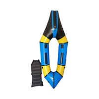 2025 ligero Pvc inflable plegable Whitewater Tpu Tizip Pack Balsa Packraft