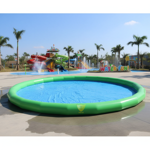 <span class=keywords><strong>Piscine</strong></span> gonflable professionnelle en <span class=keywords><strong>PVC</strong></span> renforcé à double couture, facile à utiliser, pour parc mobile - Product Image 1