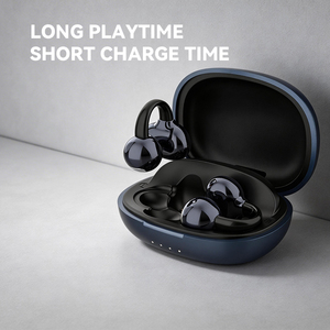 Auriculares inalámbricos con clip Q17, 40 horas de duración de la batería, impermeables IPX4 - Product Image 6