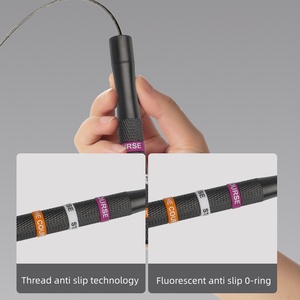 <span class=keywords><strong>Cuerda</strong></span> <span class=keywords><strong>de</strong></span> salto <span class=keywords><strong>de</strong></span> velocidad, rodamiento <span class=keywords><strong>de</strong></span> bolas giratorio <span class=keywords><strong>de</strong></span> 360 °, mango antisalto <span class=keywords><strong>de</strong></span> aluminio para entrenamiento físico, ejercicios deportivos <span class=keywords><strong>de</strong></span> boxeo - Product Image 3