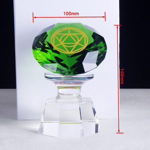 Trophée de diamant en verre de cristal K9, gravure, peinture couleur, médailles de diamant, coupe pour les cadeaux de film d'affaires, nouveauté - Product Image 2