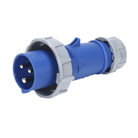 Prise industrielle mâle IP67 étanche à la poussière 16A/32A 3 broches 4 broches 5 broches 220V/380V/415V Série HFM Hefeng HFE