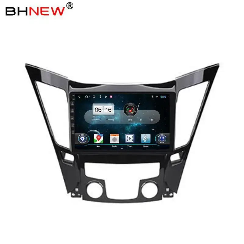 Som para carro estéreo android, rádio multimídia para hyundai sonata 2011 2012 2013 2014 2015 suporte wi-fi carplay dvr sem dvd