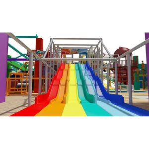 Commercial Large-scale Comprehensive Children's Playground Baby Rainbow Slide Kids Physical Fitness Development Training Park