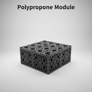 Réservoir de rétention des eaux pluviales souterraines, module hydroponique géocellulaire en PP de haute qualité pour les résidences, les parkings - Product Image 4
