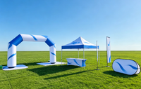 Tente araignée gonflable portable, auvent personnalisé avec logo, dôme gonflable pour salon professionnel, événement sportif, publicité