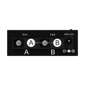 Fast <b>Ethernet</b> Fiber Switch 2F4E Fiber Media Converter with 2 Single-Fiber SC 20KM Optical Fiber Transceiver - Product Image 5