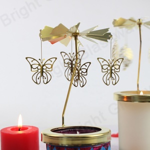 <span class=keywords><strong>Chandelier</strong></span> en métal rotatif avec cadran, en forme de cheval doré, pour faveurs de mariage, 2 unités - Product Image 6