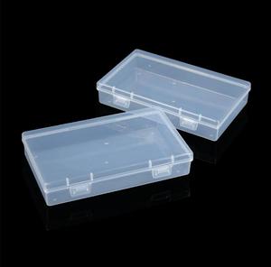 Caja <span class=keywords><strong>rectangular</strong></span> de embalaje de plástico transparente personalizada al por mayor caja pequeña de material PP transparente portátil contenedor - Product Image 1