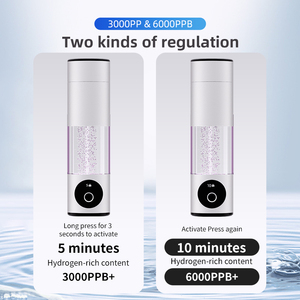 6000PPB Filtro De Água Elétrico Gerador De Hidrogênio Garrafa Ionizador Fabricante Antioxidantes Ricos Em Hidrogênio Nova Garrafa De Água De Hidrogênio - Product Image 4