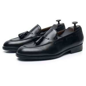 Zapatos Clásicos de Cuero con Cordones para Hombre, Estilo Británico, Formales de Negocios, Hechos a Mano, Casuales, con Punta Cuadrada, Transpirables - Product Image 4