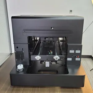 Venta caliente Universal Led Uv Impresora Venta al por mayor Cama plana Uv Impresora Led Uv Impresora para taza de vidrio