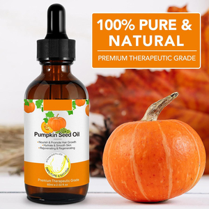 Huile de graines de citrouille 100 % pure, pressée à froid, à base de plantes, en gouttes liquides orales, hydratant pour la croissance des cheveux, huile de massage pour une peau lisse (OEM) - Product Image 2