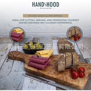 Olive Wood Cutting Board 30x15x2cm With Handle For Kitchen Use Rectangle Shape Solid Wood Tray - Product Image 5