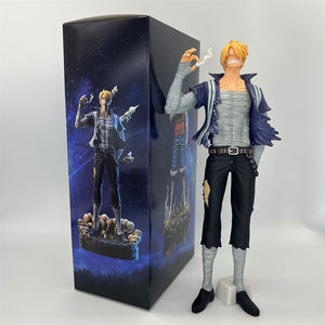 Action Figure Anime <span class=keywords><strong>One</strong></span> <span class=keywords><strong>Piece</strong></span> da 30cm, Sanji in Silenzio, Zoro Ferito, Luffy per Decorazione Casa - Product Image 4