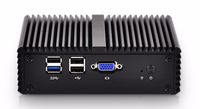 Mini-ordinateur industriel embarqué sans ventilateur Intel J1900 Quad Core 2.0GHz, boîtier en alliage d'aluminium de haute qualité, Windows/Linux