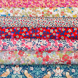 Kain Katun Poplin Tana Lawn Berkualitas Tinggi, Ringan, 100% Katun, Cetak Digital Motif Bunga, Berwarna-warni, Berlapis, untuk Kemeja Wanita - Product Image 5