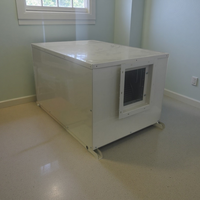 Déshumidificateur industriel de plafond 90L D pour entrepôt commercial, système de séchage d'air par conduits, ensemble de régulateur d'humidité automatique