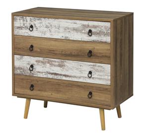 बेडरूम के लिए 4 दराज डबल ड्रेसर, दराज के दराज के दराज की छाती की चौड़ी छाती की छाती की चौड़ी छाती की छाती की चौड़ी छाती की चौड़ाई - Product Image 1