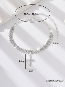 हिप हॉप क्यूबन श्रृंखला फैशन गहने पैर श्रृंखला फैशन ग्रीष्मकालीन समुद्र तट मिश्र धातु एले चेन महिलाओं के लिए जिरकॉन - Product Image 6