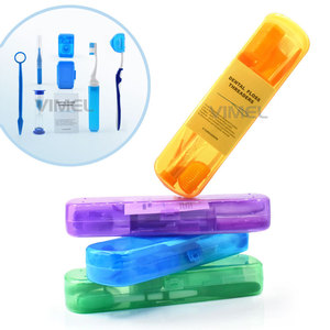 Kit de soins bucco-dentaires orthodontiques Wemeile, 8 pièces avec brosse à cire, fil dentaire, miroir pour adultes, nettoyage des dents - Product Image 4