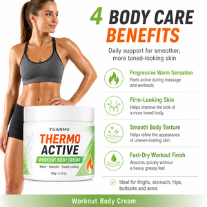 Crème triple action stimulante pour la transpiration – Crème amincissante pour les bras, le ventre et la taille – Gel pré-entraînement pour hommes et femmes - Product Image 4