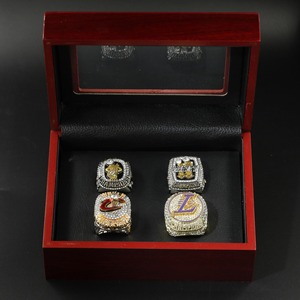 Anillos de Campeonato de Baloncesto de <span class=keywords><strong>LeBron</strong></span> James, Juego de <span class=keywords><strong>4</strong></span> Piezas, Accesorios de Moda de Aleación para Hombre, Diseño de Garra Incrustada, Artículos Coleccionables de Baloncesto - Product Image 2