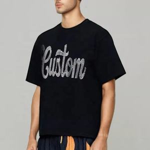 DTG เสื้อยืดโอเวอร์ไซส์พิมพ์ลายผ้าฝ้าย100% เฮฟวี่เวทมีโลโก้ตามสั่งผู้ผลิต DTG - Product Image 2