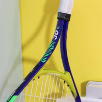 Ensemble de raquettes de tennis junior en alliage d'aluminium avec cordage en nylon pour enfants, 21, 23, 25 pouces, ultra-légères, kit de rebond pour entraînement solo