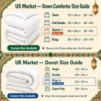 Couette d'insertion 95% duvet d'oie écologique pour la maison, toutes saisons, chaleur polyvalente, respirante, en coton ultra doux, vente en gros directe usine