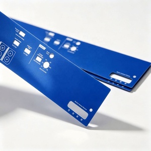 Étiquette de panneau de commande graphique personnalisée avec revêtement PET PC PVC pour équipement, autocollants imprimés pour plaques, autocollants adhésifs - Product Image 1