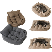 Coussin pour animaux de compagnie personnalisable, lit pour chien, matelas chaud antidérapant pour chat, pour un sommeil profond, en fibres solides, accessoires pour animaux
