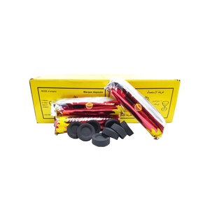 Low Ash Swift-<span class=keywords><strong>Lite</strong></span> Charcoal 33mm Negro Sin humo Sin olor Arabian Hookah Charcoal - Product Image 5