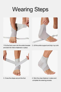 Attelle de cheville légère et respirante pour la course et l'entraînement, améliorant la stabilité - Product Image 6