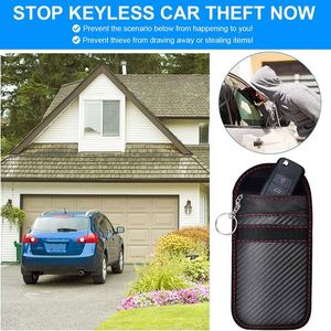Xd831 Customized Carbon Fiber Rfid Theft Anti Electromagnetic Radiation Faraday Cage Car Key Signal Shielding Bag <b>Box</b> - Product Image 6