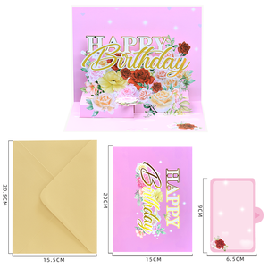Nuovo Design 3D Pop-up colorato biglietto di <span class=keywords><strong>auguri</strong></span> <span class=keywords><strong>auguri</strong></span> regalo di <span class=keywords><strong>compleanno</strong></span> per la benedizione <span class=keywords><strong>amico</strong></span> fatto di carta - Product Image 6