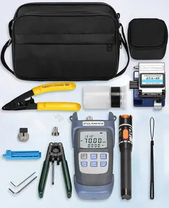 Kit de herramientas de cable de fibra FTTH herramientas de fibra fitth kits de herramientas de fibra óptica con versión mejorada